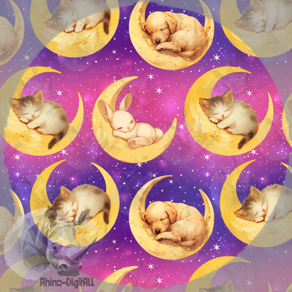 Sleepy Moon Animals